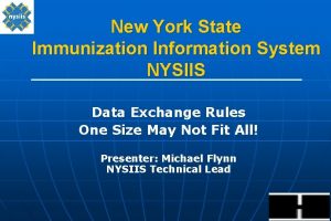 New York State Immunization Information System NYSIIS Data