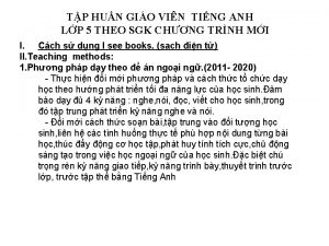 TP HUN GIO VIN TING ANH LP 5