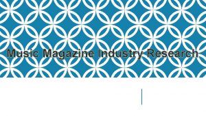 Music Magazine Industry Research Bauer Media In the