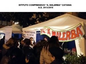 ISTITUTO COMPRENSIVO A MALERBA CATANIA A S 20152016