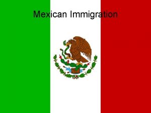 Mexican Immigration Factors Behind Immigration POVERTY in Mexico