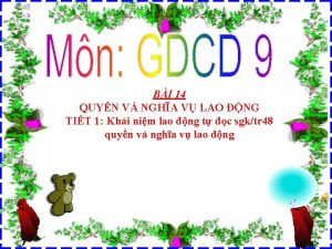 BI 14 QUYN V NGHA V LAO NG