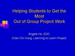 Learn Helping Students to Get the Most Out