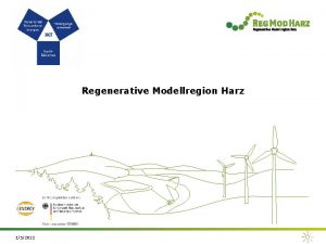 Regenerative Modellregion Harz 152022 Inhaltsverzeichnis EEnergy IKTbasiertes Energiesystem