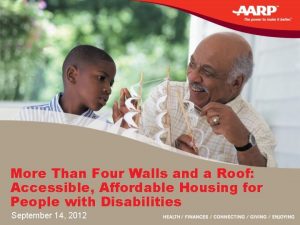 More Than Four Walls and a Roof Accessible