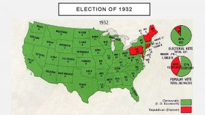 ELECTION OF 1932 THE NEW DEAL FDRs plan