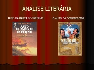 ANLISE LITERRIA AUTO DA BARCA DO INFERNO O