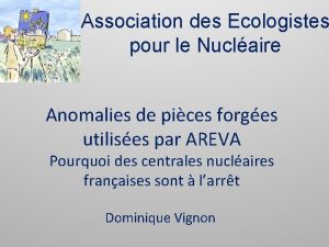 Association des Ecologistes pour le Nuclaire Anomalies de