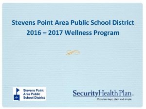 Stevens Point Area Public School District 2016 2017