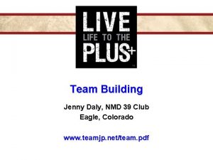 Team Building Jenny Daly NMD 39 Club Eagle