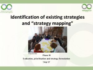 Identification of existing strategies and strategy mapping Pierre