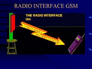 RADIO INTERFACE GSM 3 1 OBJEK Band frekuansi