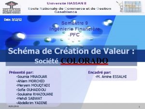 LOGO Semestre 9 Ingnierie Financire PFC Schma de