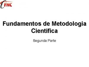 Fundamentos de Metodologia Cientfica Segunda Parte A interferncia