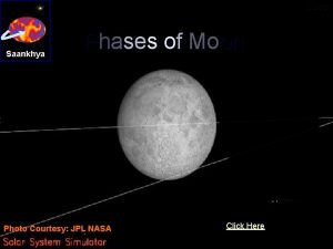 Saankhya Phases of Moon Photo Courtesy JPL NASA