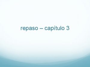 repaso captulo 3 el vocabulario la clase de