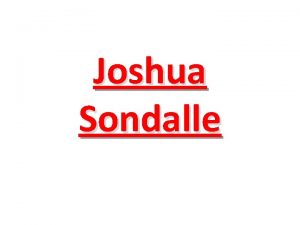 Joshua Sondalle 2581 Smiths Crossing Unit 209 Sun