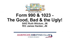 Form 990 1023 The Good Bad the Ugly