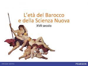 Let del Barocco e della Scienza Nuova XVII