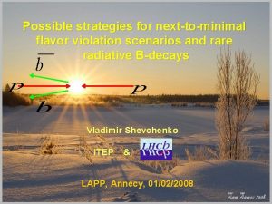 Possible strategies for nexttominimal flavor violation scenarios and