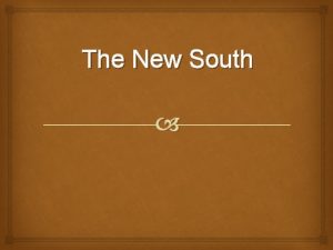 The New South Bourbon Triumvirate From 1870 1890