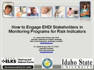 How to Engage EHDI Stakeholders in Monitoring Programs