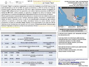 SIATCT Naranja para el NorteCentro y Amarillo para