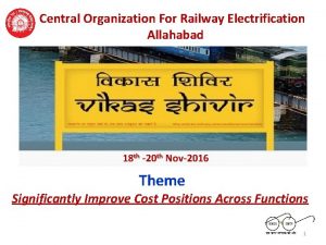 Central Organization For Railway Electrification Allahabad 18 th