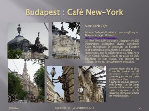 Budapest Caf NewYork New York Caf Adresse Budapest