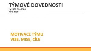 TMOV DOVEDNOSTI bp 2088 bk 2088 Jaro 2020