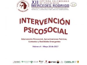 Intervencin Psicosocial Aproximaciones Tericas Contextos y Realidades Emergentes