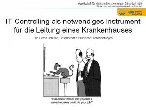 ITControlling als notwendiges Instrument fr die Leitung eines