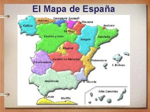 El Mapa de Espaa La Geografia de Espaa