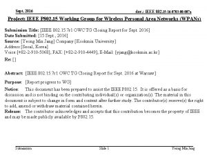 Sept 2016 doc IEEE 802 15 16 0703