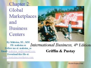 Chapter 2 Global Marketplaces and Business Centers By