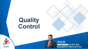 Quality Control M S M FAREEN MBA Reading