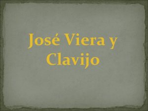 Jos Viera y Clavijo Tenerife 28 de diciembre