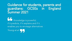 Guidance for students parents and guardians GCSEs in