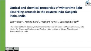 Optical and chemical properties of wintertime lightabsorbing aerosols