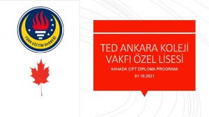 TED ANKARA KOLEJ VAKFI ZEL LSES KANADA FT