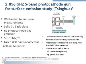 2 856 GHZ Sband photocathode gun for surface