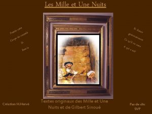 Les Mille et Une Nuits cette s d