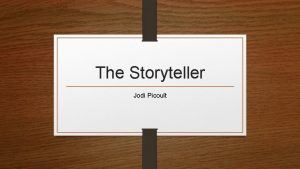 The Storyteller Jodi Picoult Fate Past Lifealtering decisions