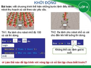 KHI NG Bi ton vit chng trnh th