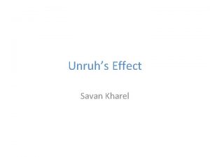 Unruhs Effect Savan Kharel Historical Introduction Unruh Effect