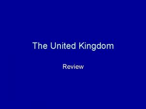 The United Kingdom Review Sovereignty Authority and Power