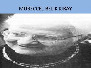 MBECCEL BELK KIRAY Mbeccel Belik Kray d 1923