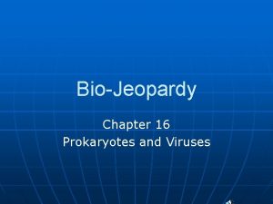 BioJeopardy Chapter 16 Prokaryotes and Viruses Diverse Prokaryotes