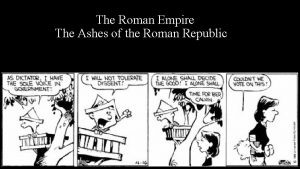 The Roman Empire The Ashes of the Roman