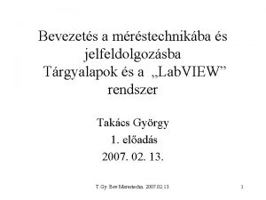 Bevezets a mrstechnikba s jelfeldolgozsba Trgyalapok s a